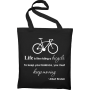 Maišelis Life is like a bicycle